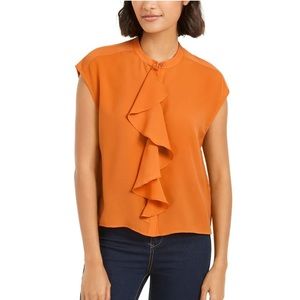 French Connection Ruffle Blouse